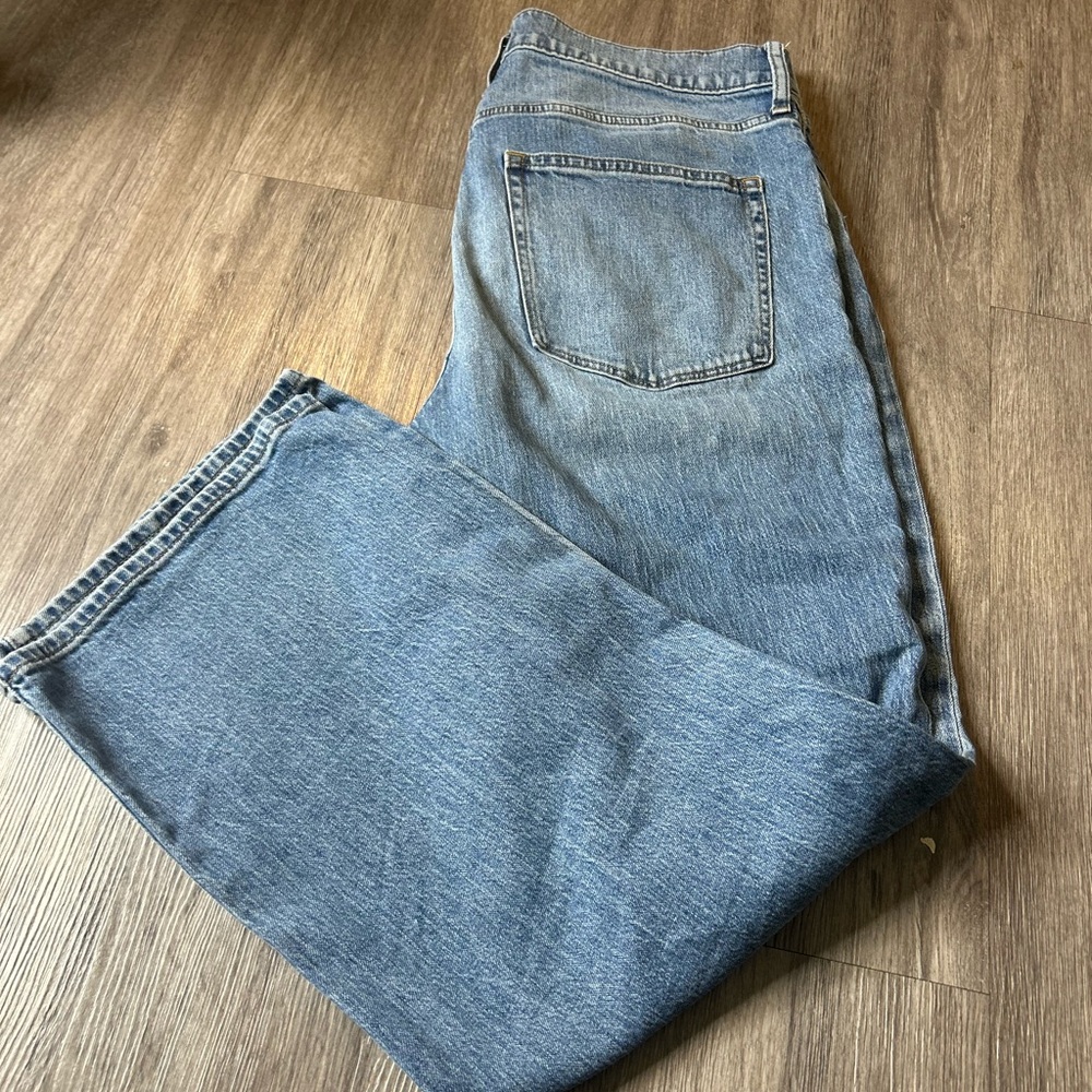 J. Crew Relaxed Straight Light Blue Denim Jeans